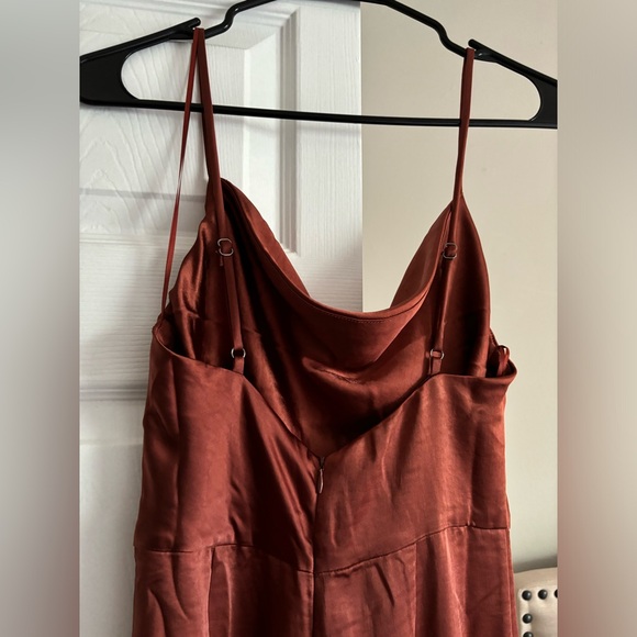 Lush Satin Jumpsuit - Picture 4 of 8